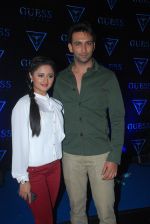 Nandish & Rashmi Sandhu at the launch of limited edition GUESS DJ TIesto collection in GUESS, Mumbai on 23rd Nov 2012.JPG